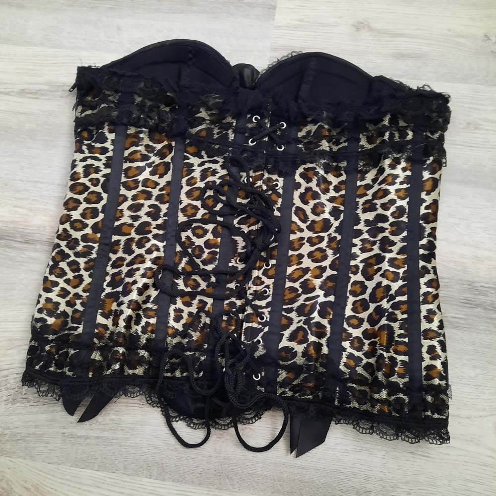 Leopard Print Corset - Picture 3 of 5